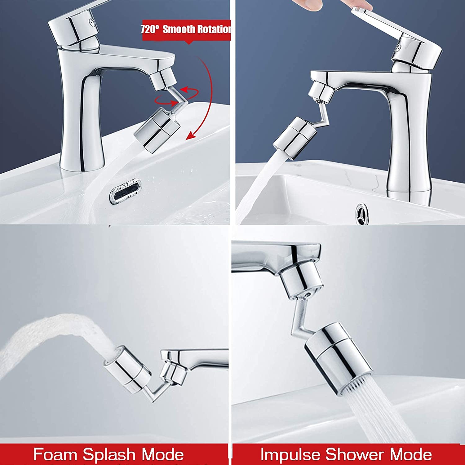 9089B Splash Filter Faucet, Sink Faucet Sprayer Head Suitable for  Kitchen Bathroom Faucet with color box DeoDap