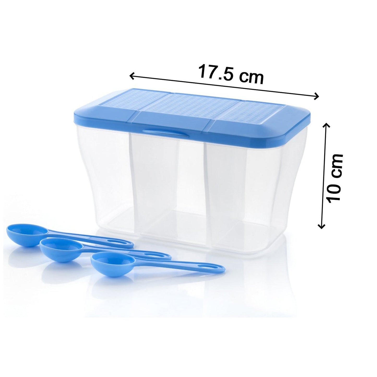 2625 Plastic Square Storage Organiser Container (750ML Capacity) DeoDap