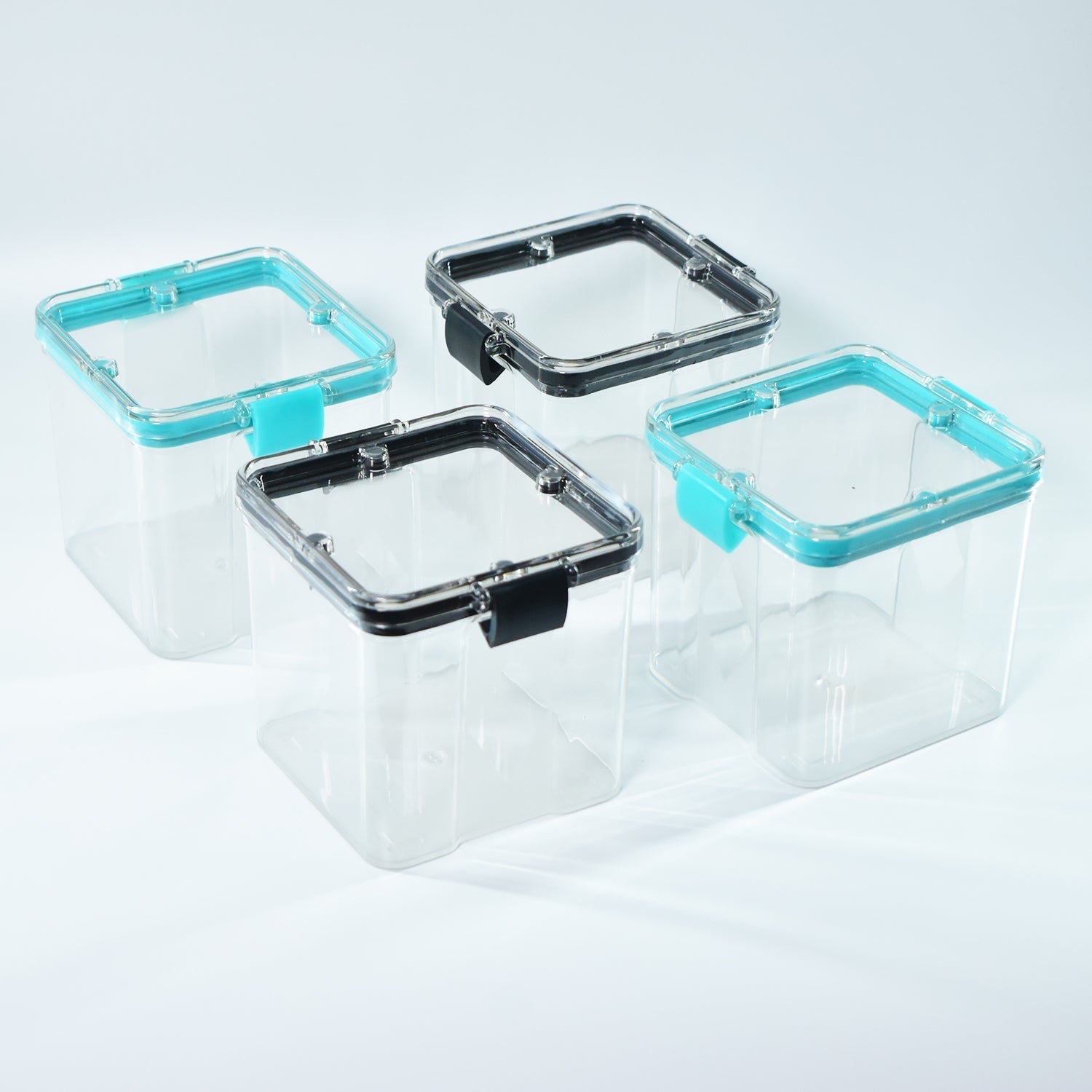 2763 4Pc Square Container 700Ml Used For Storing Types Of Food Stuffs And Items. DeoDap