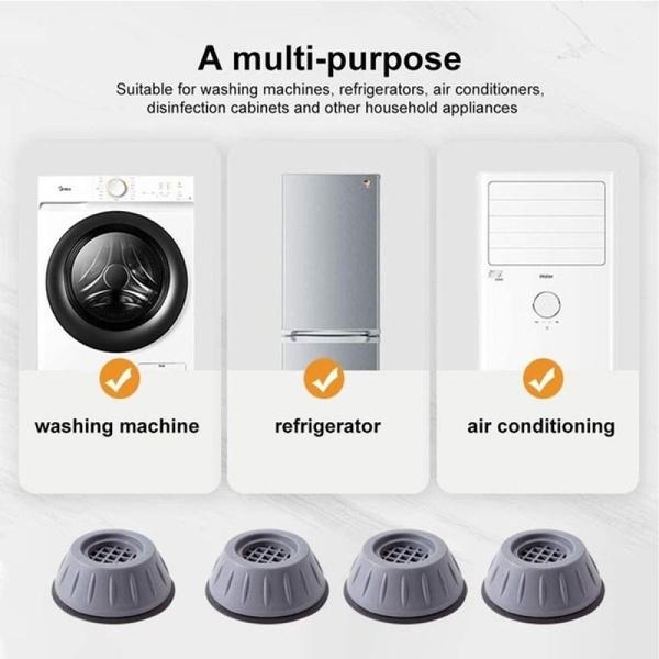 4657 Washer Dryer Anti Vibration Pads with Suction Cup Feet DeoDap