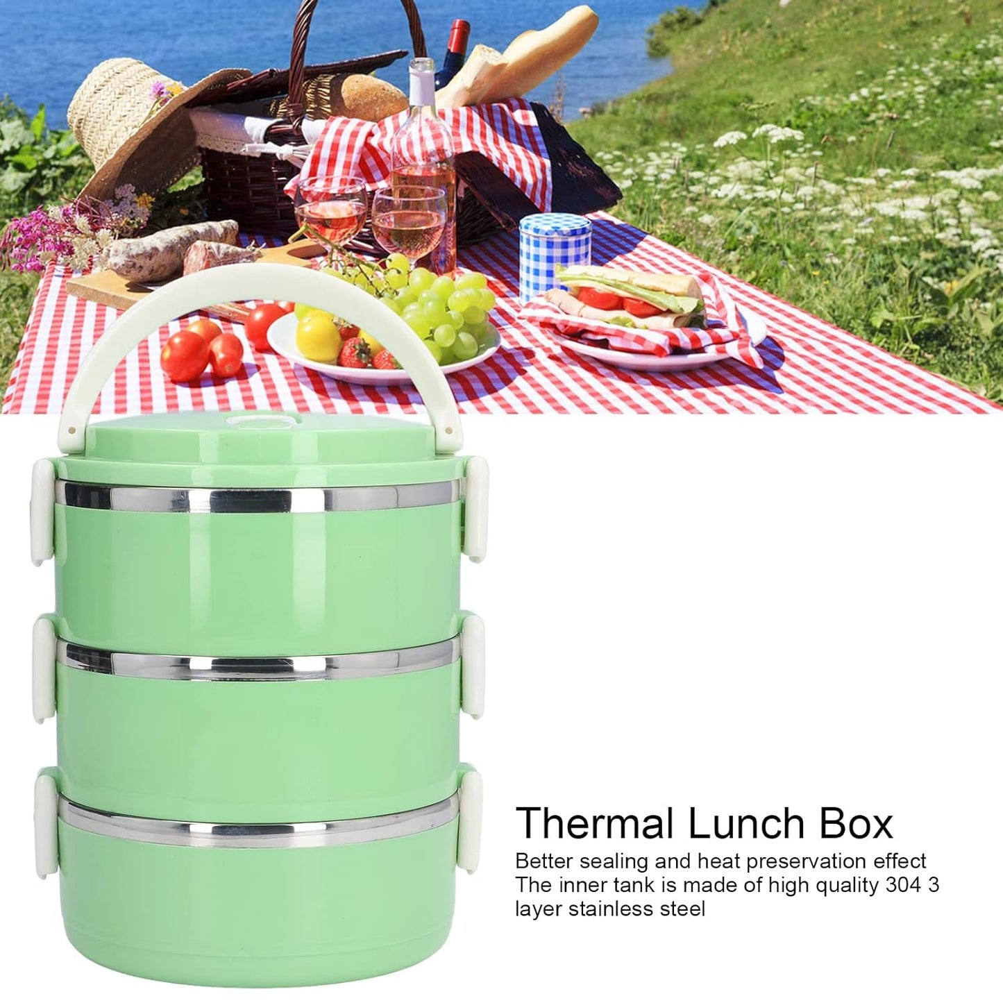 2872A 3 Layer Doraemon Lunch Box Tiffin High Quality Steel Lunch Box  3 Layer Tiffin For School ,Office & Traveling Use