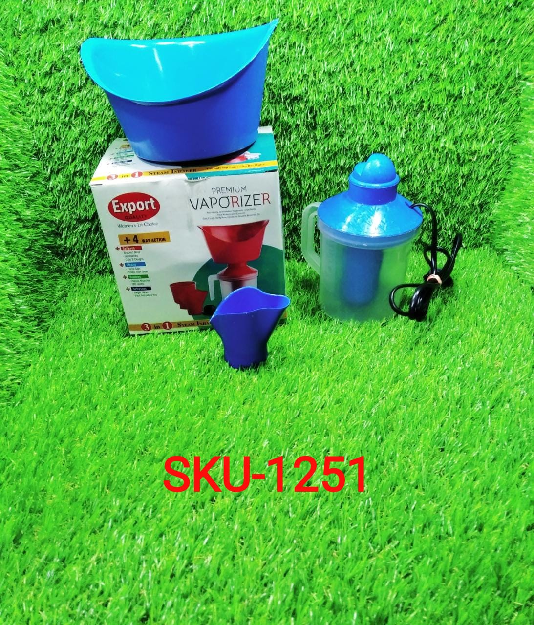 1251 3 in 1 Vaporiser steamer for cough and cold DeoDap